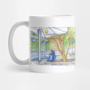 banana cafe. lisbon Mug